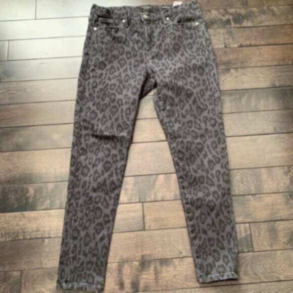 Banana Republic Leopard Print Jeans - Picture 1 of 3